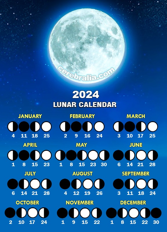 Lunar Calendar 2024