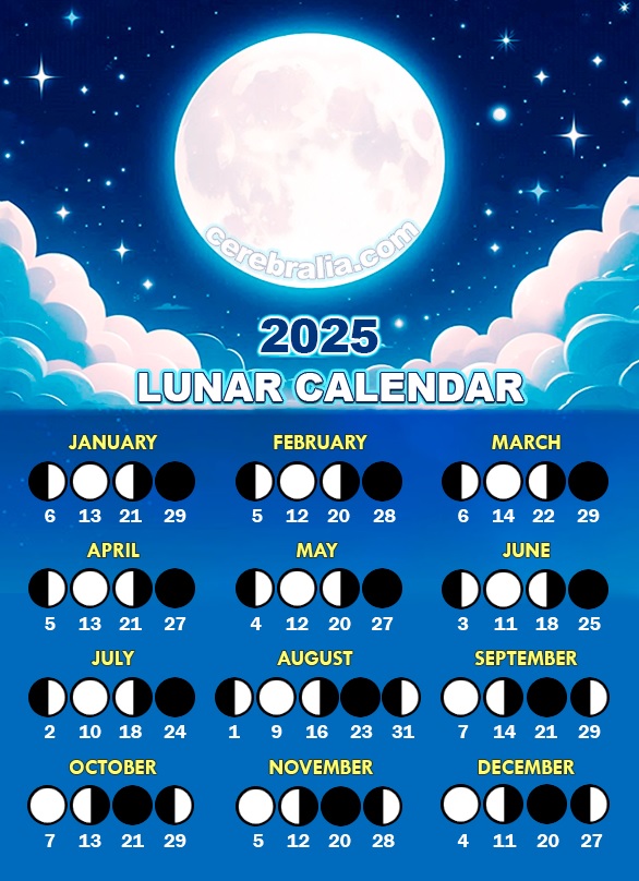 Lunar Calendar 2025