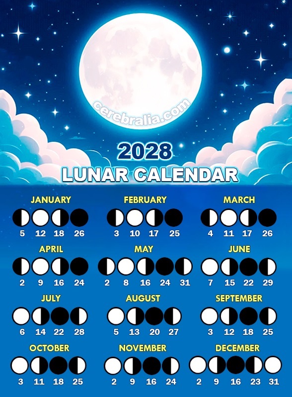 Lunar Calendar 2028