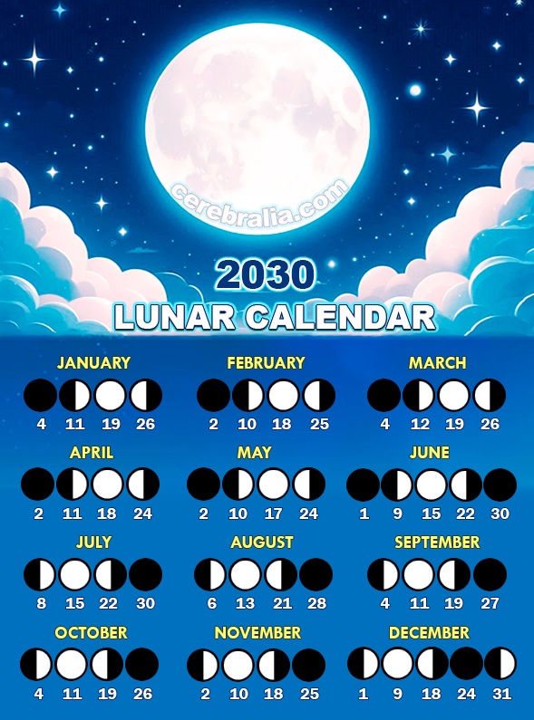 Lunar Calendar 2030
