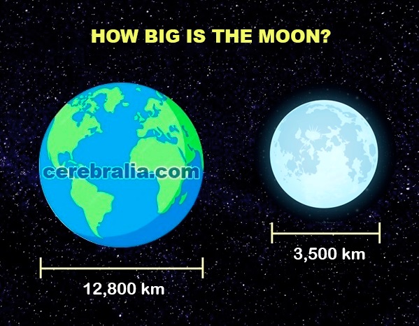 How big is the moon How big is the moon