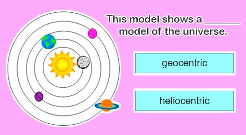 Geocentric & Heliocentric Quiz