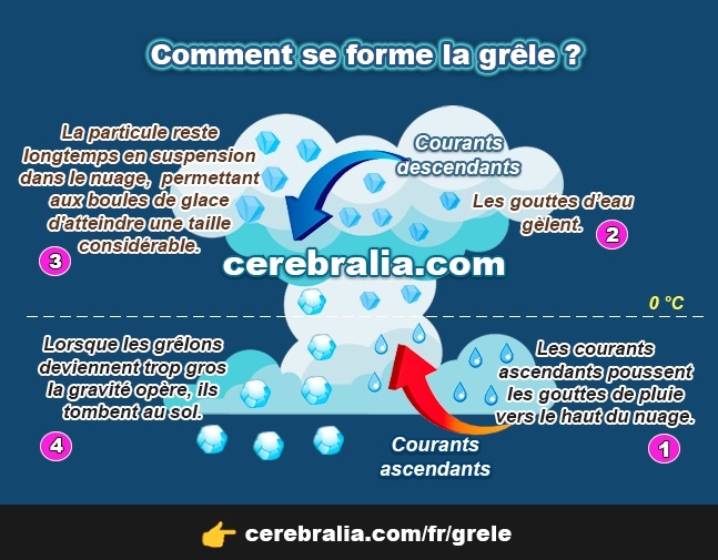 Comment se forme la grêle?