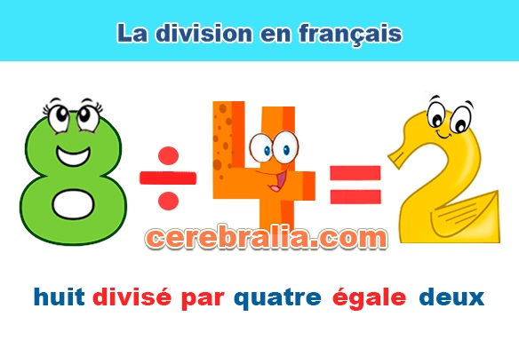 La división en francés
