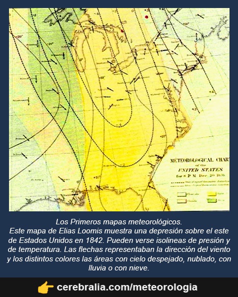 Primer mapa meteorológico