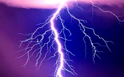 Lightning and thunder