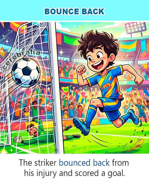 Phrasal Verb Bounce Back