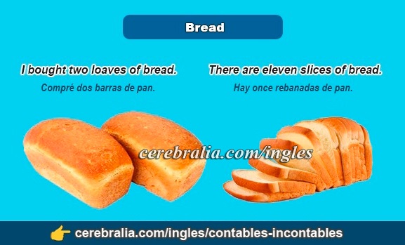 Bread sustantivo incontable