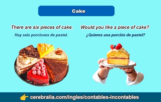 ?【 CAKE ES ¿CONTABLE O INCONTABLE? 】✔️
