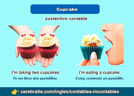 Cupcake sustantivo contable