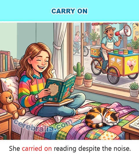 Phrasal Verb Carry On