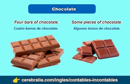 Chocolate sustantivo incontable