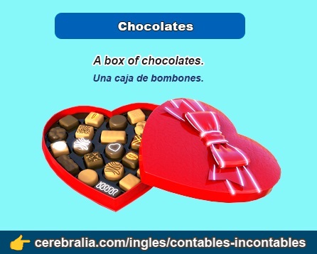 Chocolate sustantivo contable