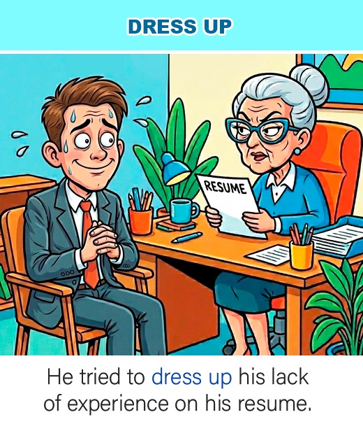 Phrasal Verb Dress Up