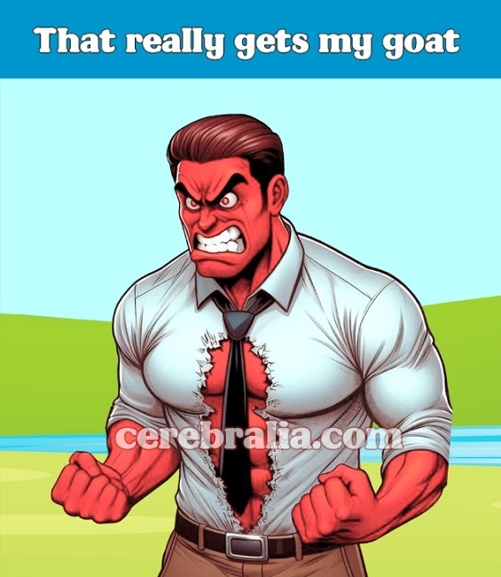 That really gets my goat