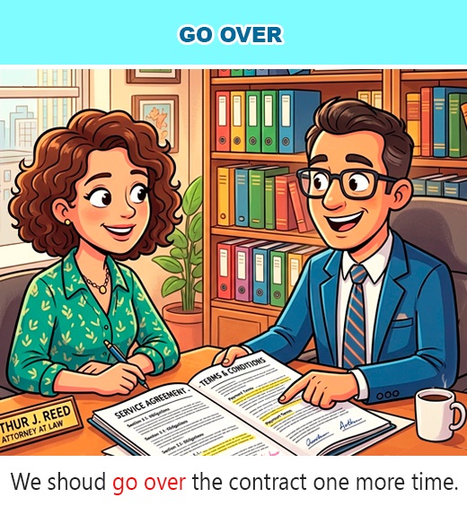 Phrasal Verb Go Over
