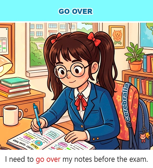 Phrasal Verb Go Over