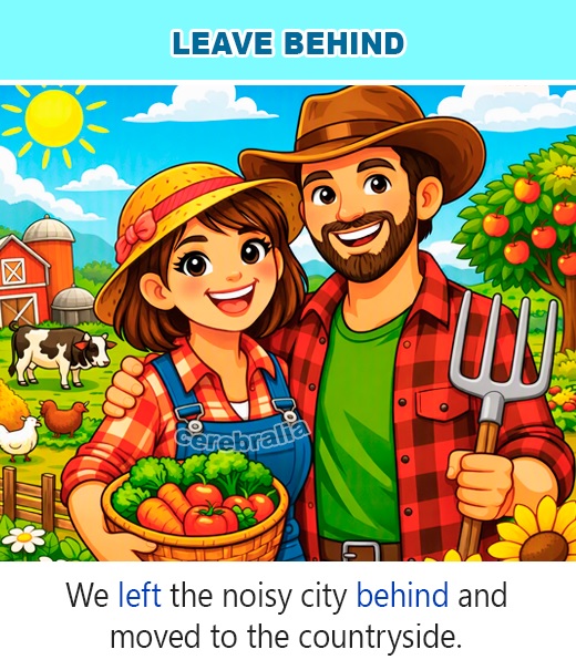 Phrasal Verb Leave Behind