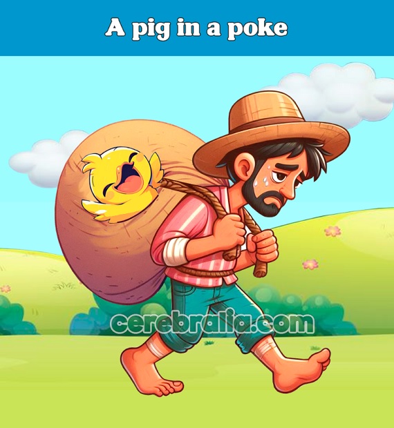 A pig in a poke