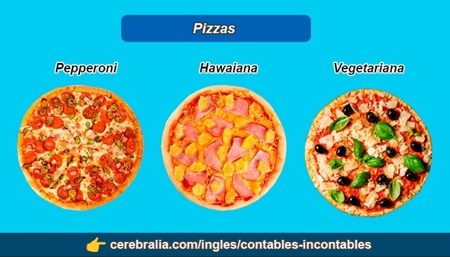 Pizza sustantivo contable