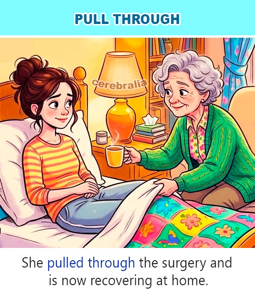 Phrasal Verb Pull Through