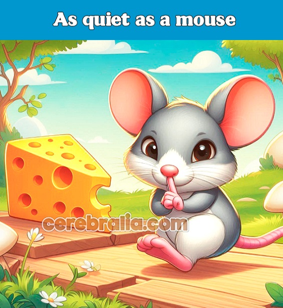 As quite as a mouse