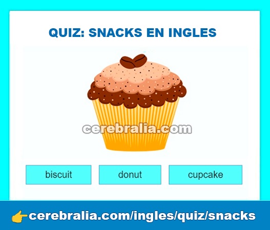 Quiz sobre los alimentos en inglés