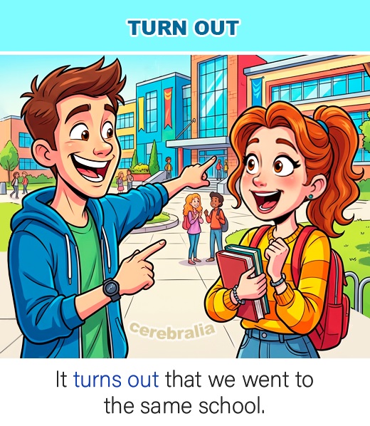 Phrasal Verb Turn Out