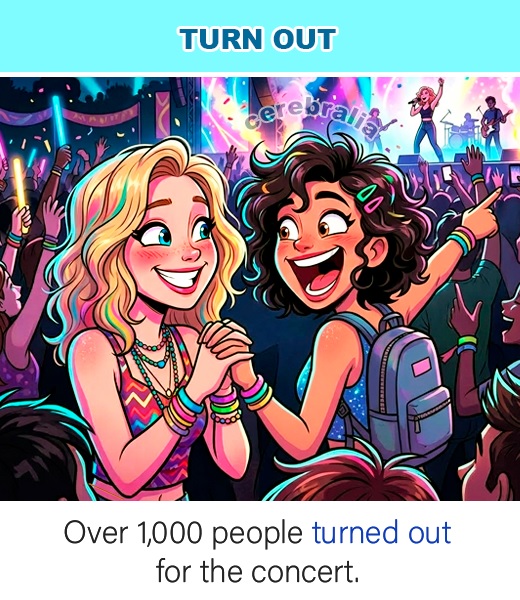 Phrasal Verb Turn Out