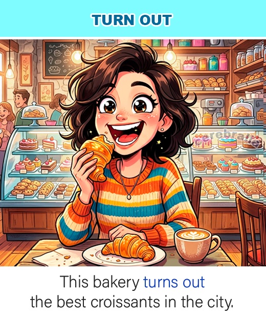 Phrasal Verb Turn Out