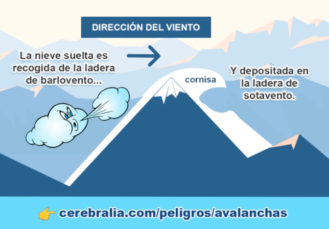 La dirección del viento