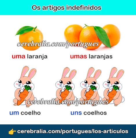 Los artículos indefinidos en portugués