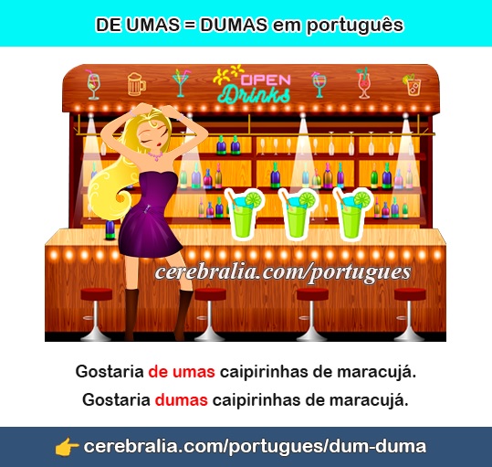 Cómo usar DUMAS en portugués
