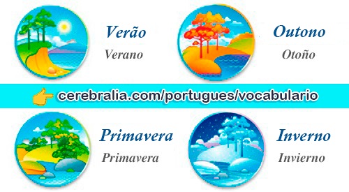 Las estaciones del año en portugues