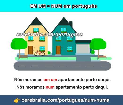Cómo usar NUM en portugués