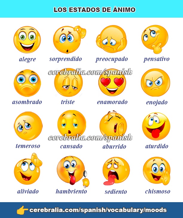  MOODS AND EMOTIONS IN SPANISH 