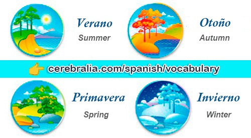 Seasons of the Year in Spanish